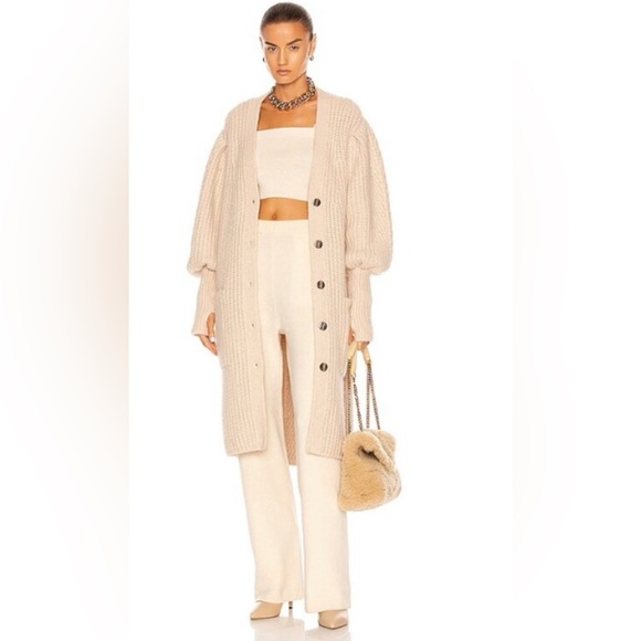 Ulla Johnson Aidan Cardigan in Limestone